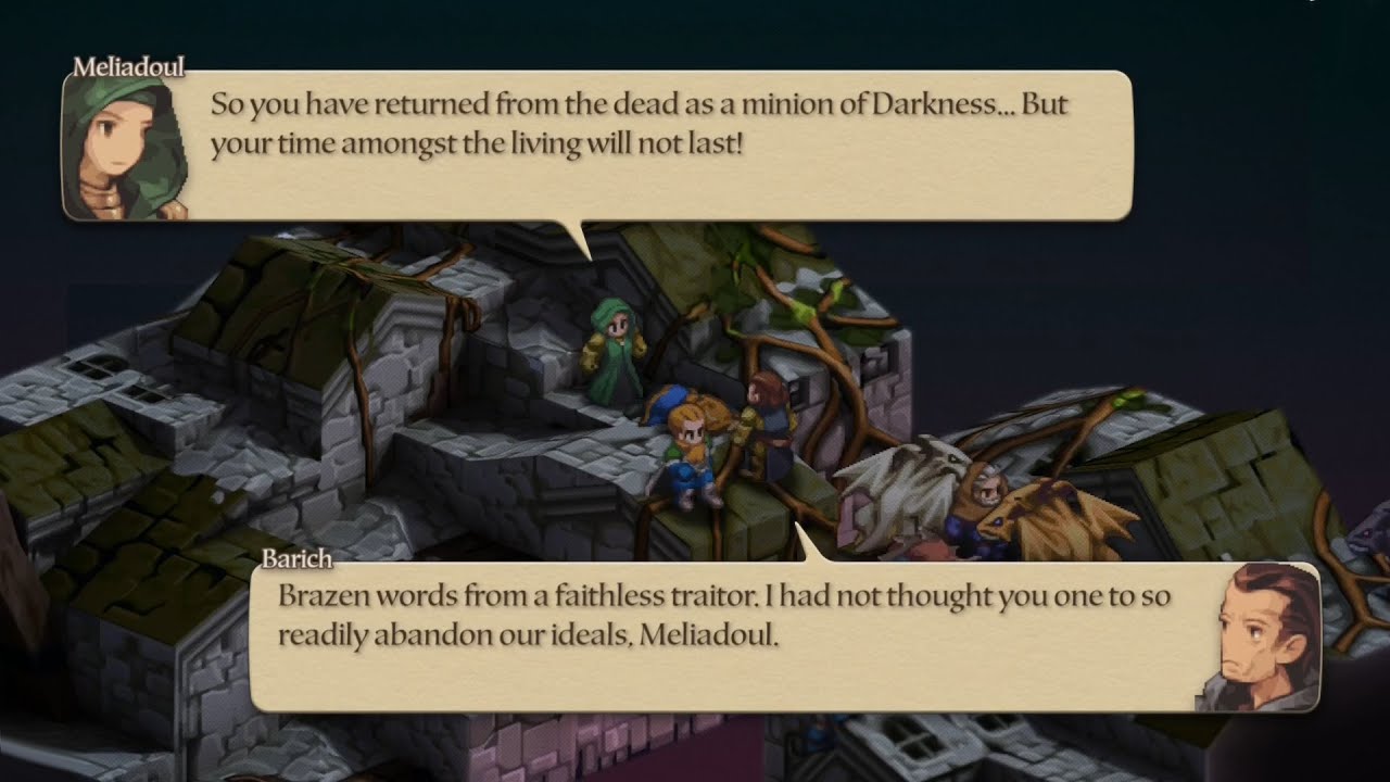 All Meliadoul Post-Recruitment Optional Battle Dialogue (FFT - The Ivalice Chronicles)
