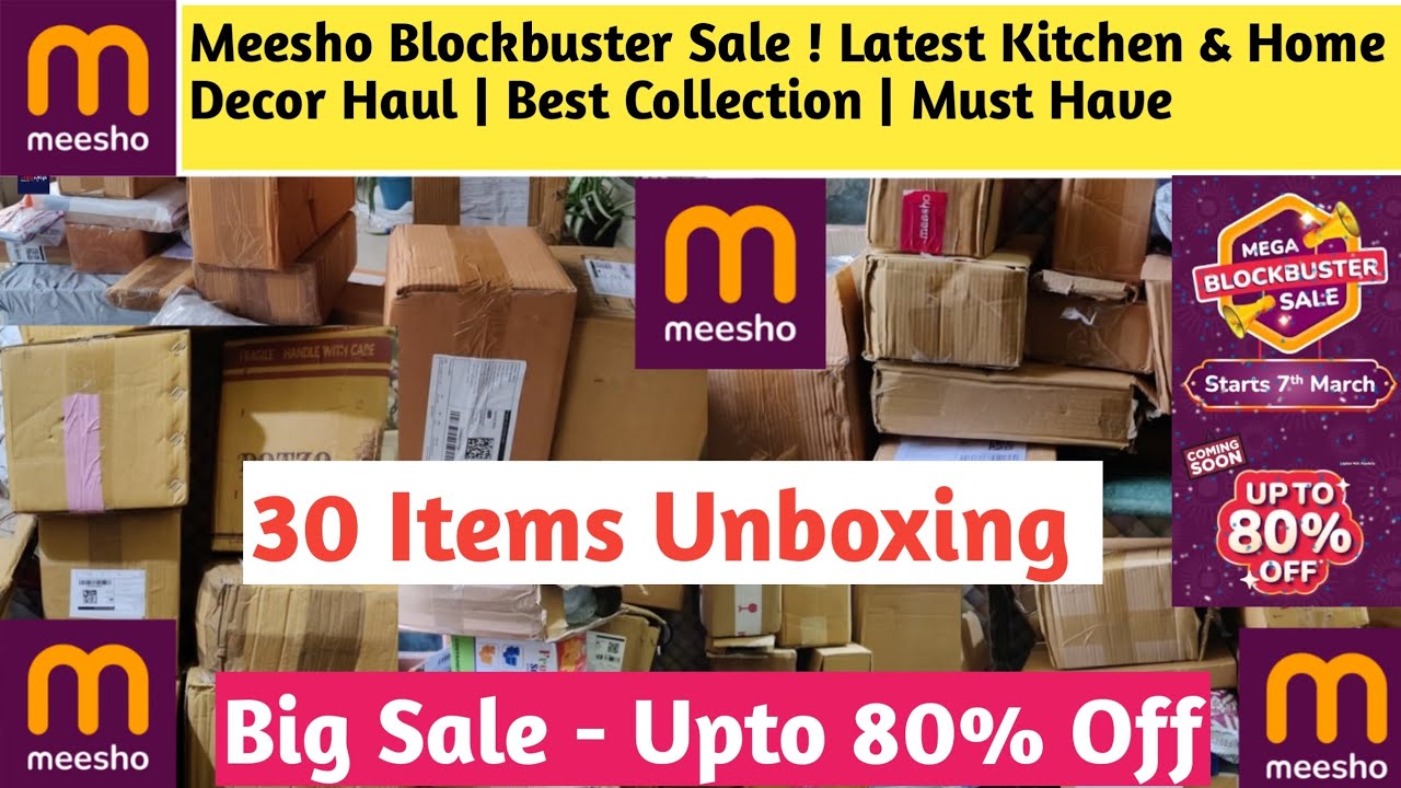 Meesho Blockbuster Sale ! Latest Kitchen & Home Decor Haul | Best Collection |Must Have#meesho #sale