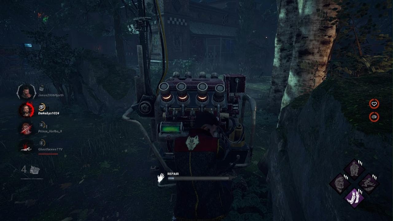 Dead by Daylight with 3 guest 