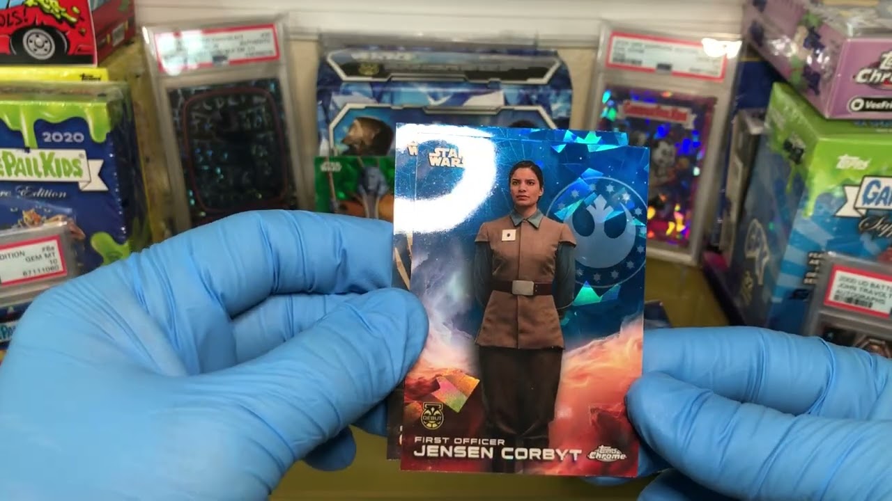 Распаковка коллекционной коробки Topps Chrome Star Wars 2025 года. Бейлан Сколл – настоящий хит!