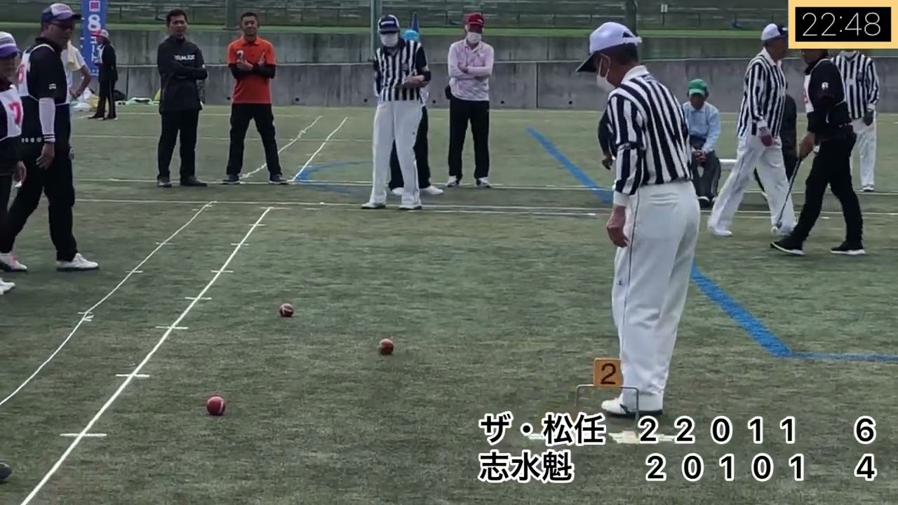 ザ・松任（石川）🆚志水魁（石川）前年度優勝　　第38回北信越ゲートボール選手権大会in松本  決勝戦