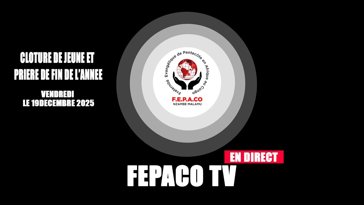 CLOTURE DE JEUNE ET PRIERE DE FIN D'ANNÉE  2025