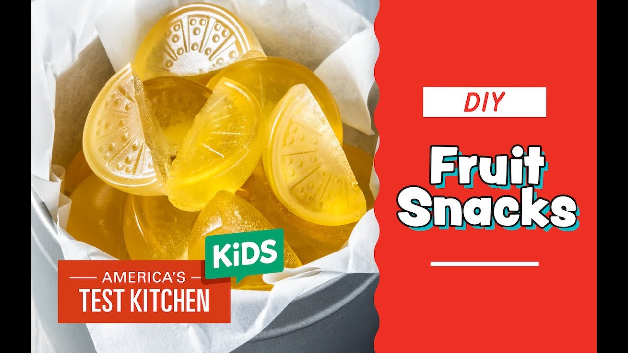 DIY Fruit Snacks | Chewy Lemonade Fruit Snacks Recipe for Kids