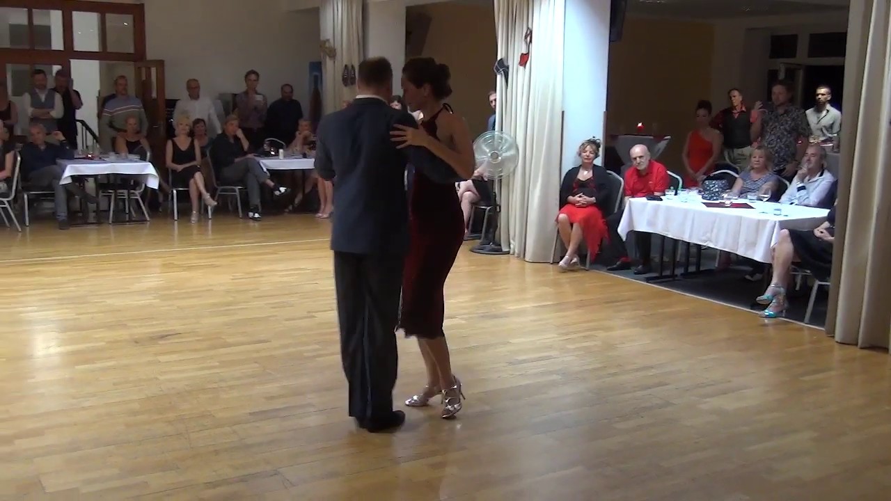 Ivana Balková & Nikita Gerdt perform tango (2) at Tango Camp Bailemos 10/08/2019