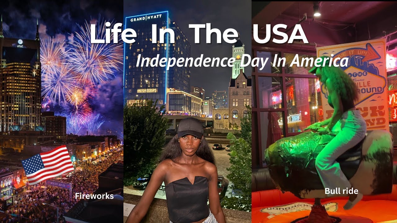 My First U.S.🇺🇸 Independence Day Celebration as an African 🇬🇭 | Fireworks, Friends & Fun in America 