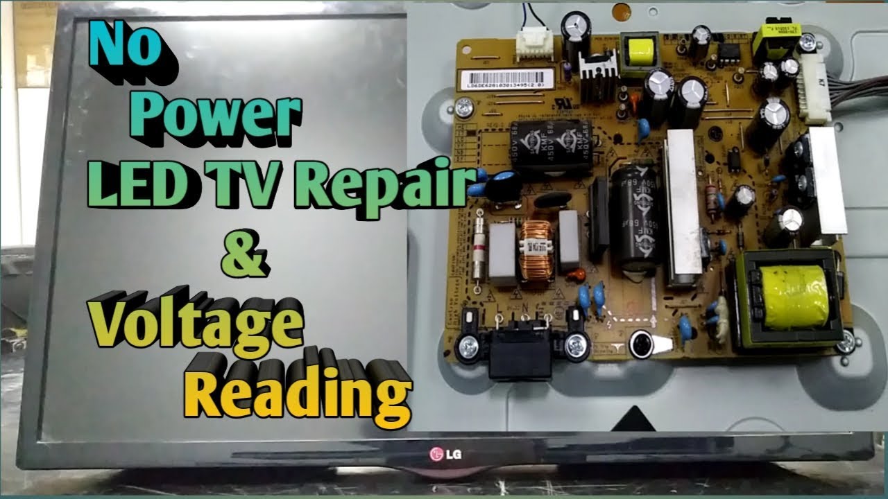 LG LED TV Repair, No power troubleshooting (Tagalog)