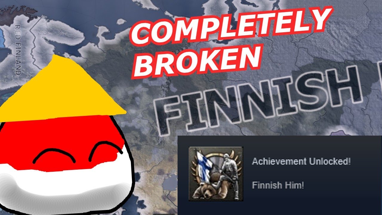 Hoi4: The MOST BROKEN Finnish Achievement Strat