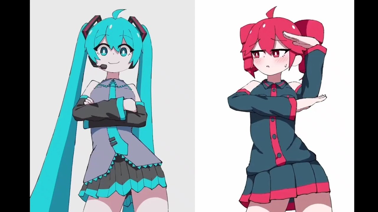 Hatsune Miku & Kasane Teto - Mi Mi Miku x Te Te Teto (Full song)
