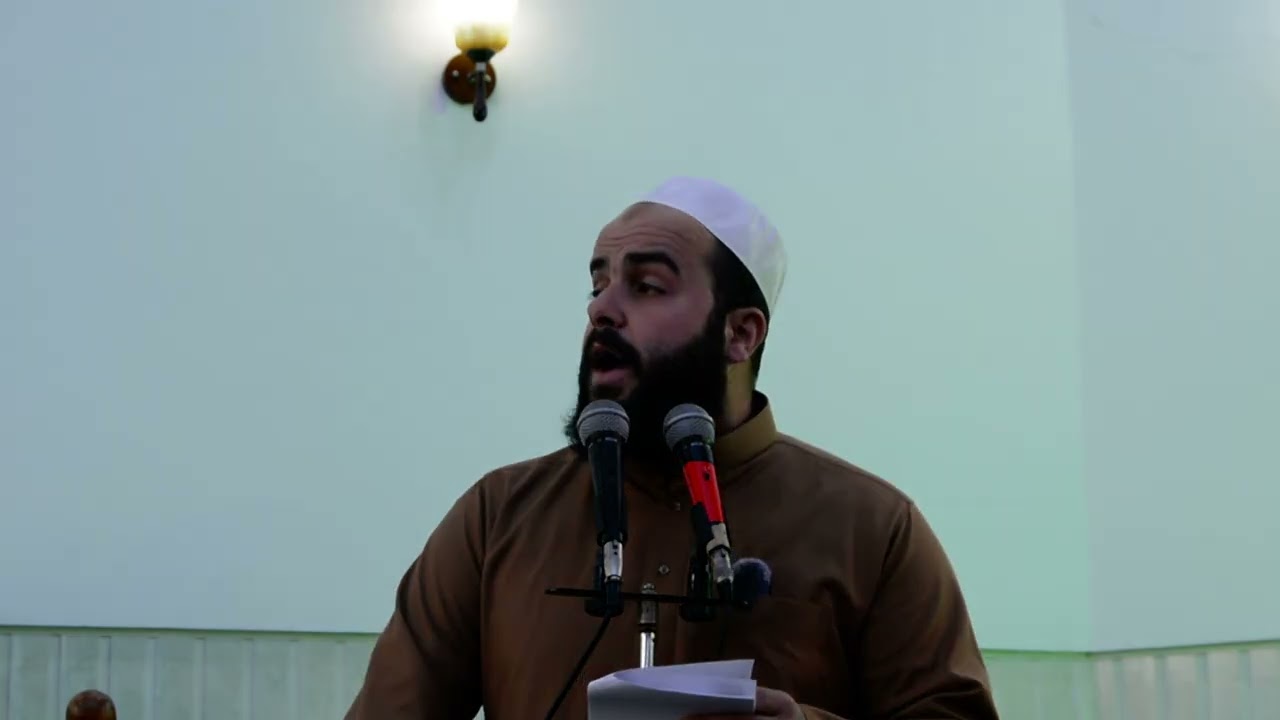 خطبة الجمعة لشيخ عمر الخفاجي في جامع الحاج حازم المشهداني 