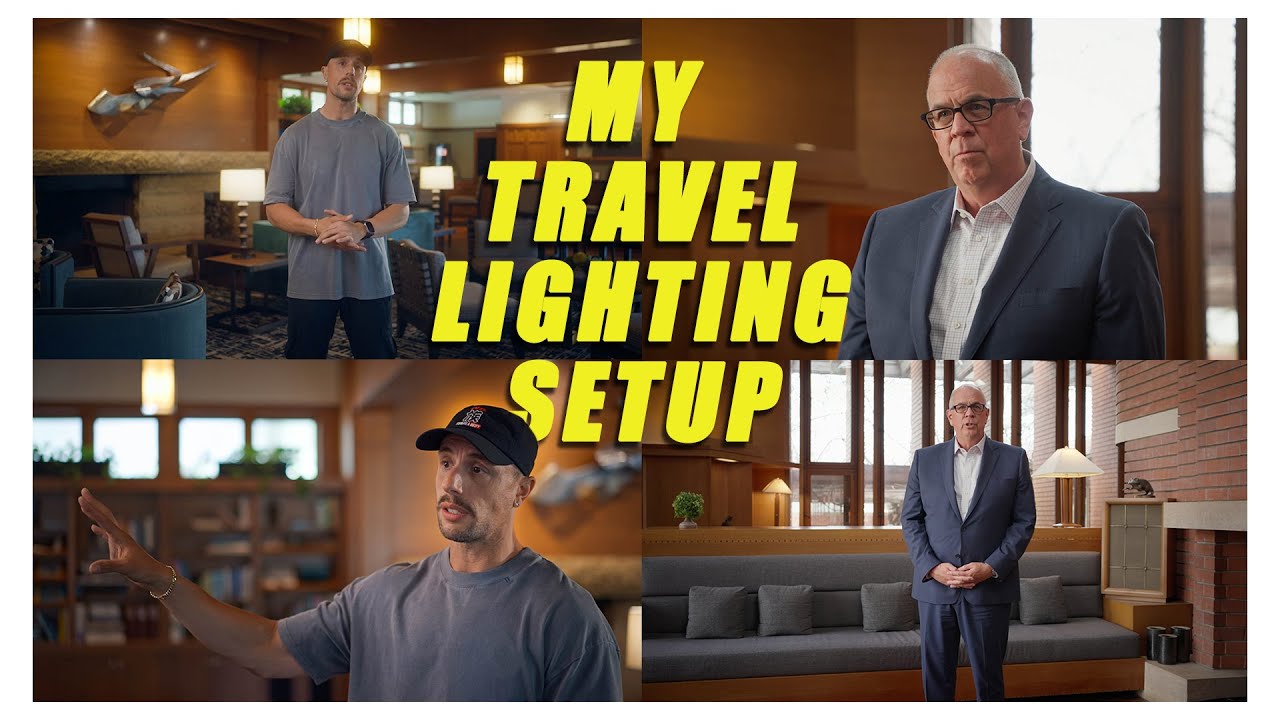 Cinematic Travel Interview Lighting Tutorial: Simple Minimalist Setup