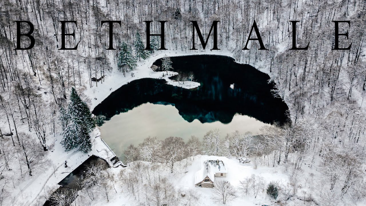 Le lac de Bethmale (coeur de l'Ariège) en Hiver | Drone [4K]