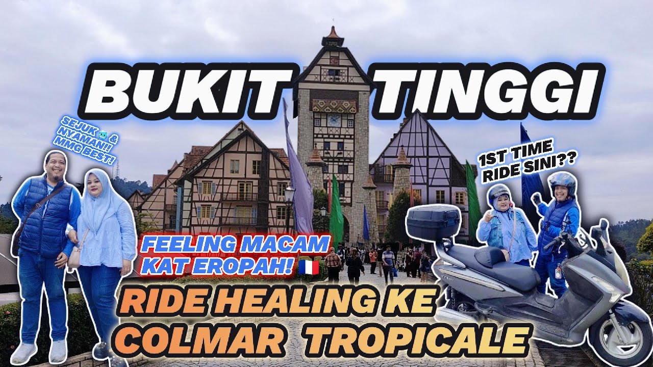 FIRST TIME RIDE KE COLMAR TROPICALE?? Macam Pergi EROPAH! 🇫🇷❄️