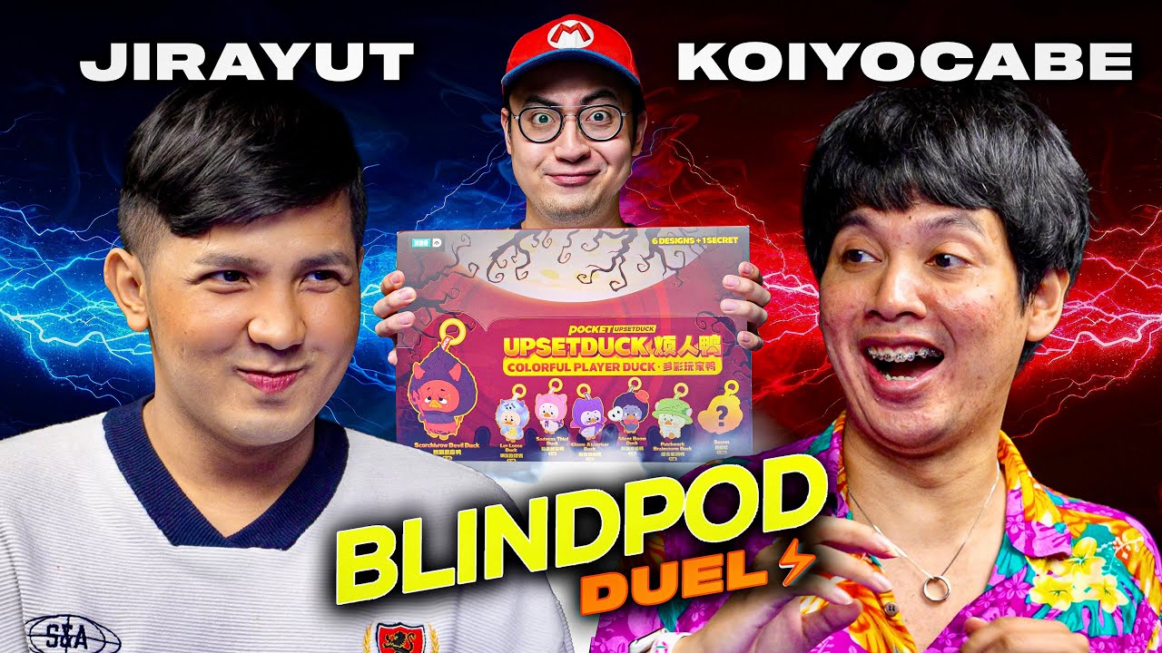 JIRAYUT VS KOIYOCABE, SIAPA SI PALING THAILAND?! 🤔 | BLINDPOD DUEL 🔥