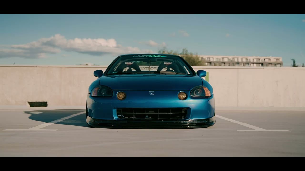 Bagged Honda Del Sol | Summer Cruise | 4K