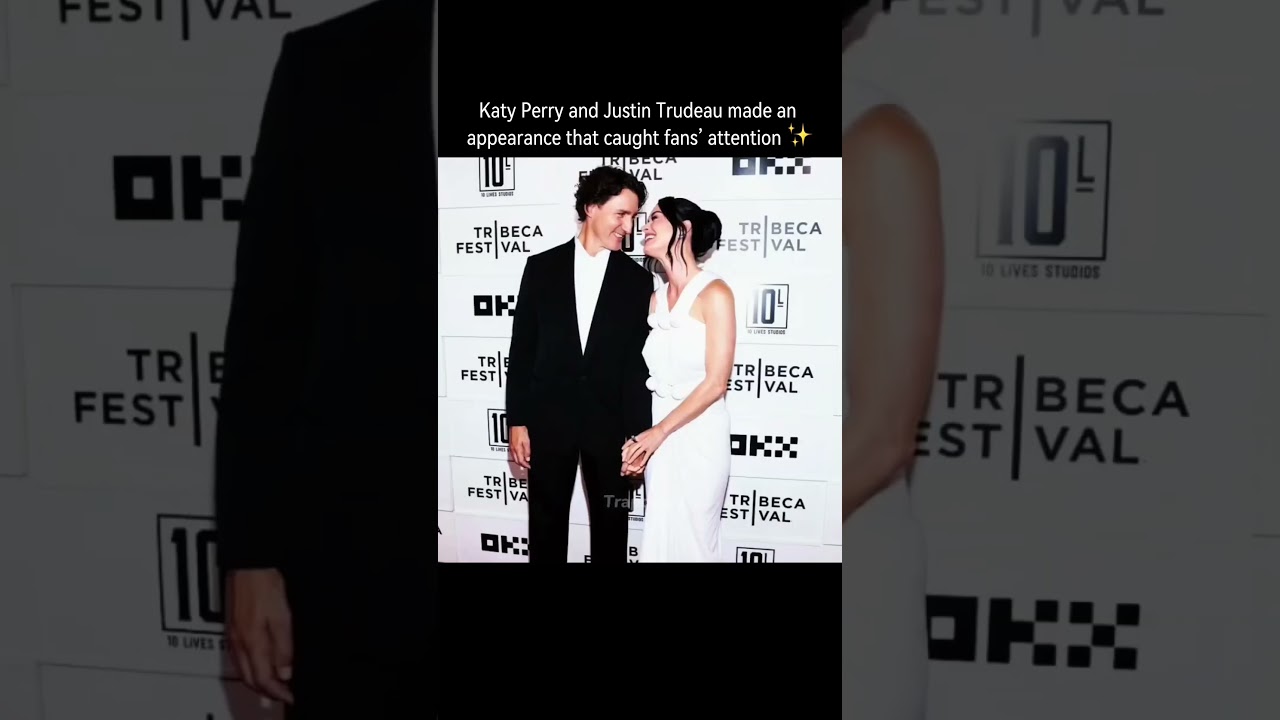 Katy Perry & Justin Trudeau make a surprise appearance together 👀✨#katyperry #justintrudeau #couple