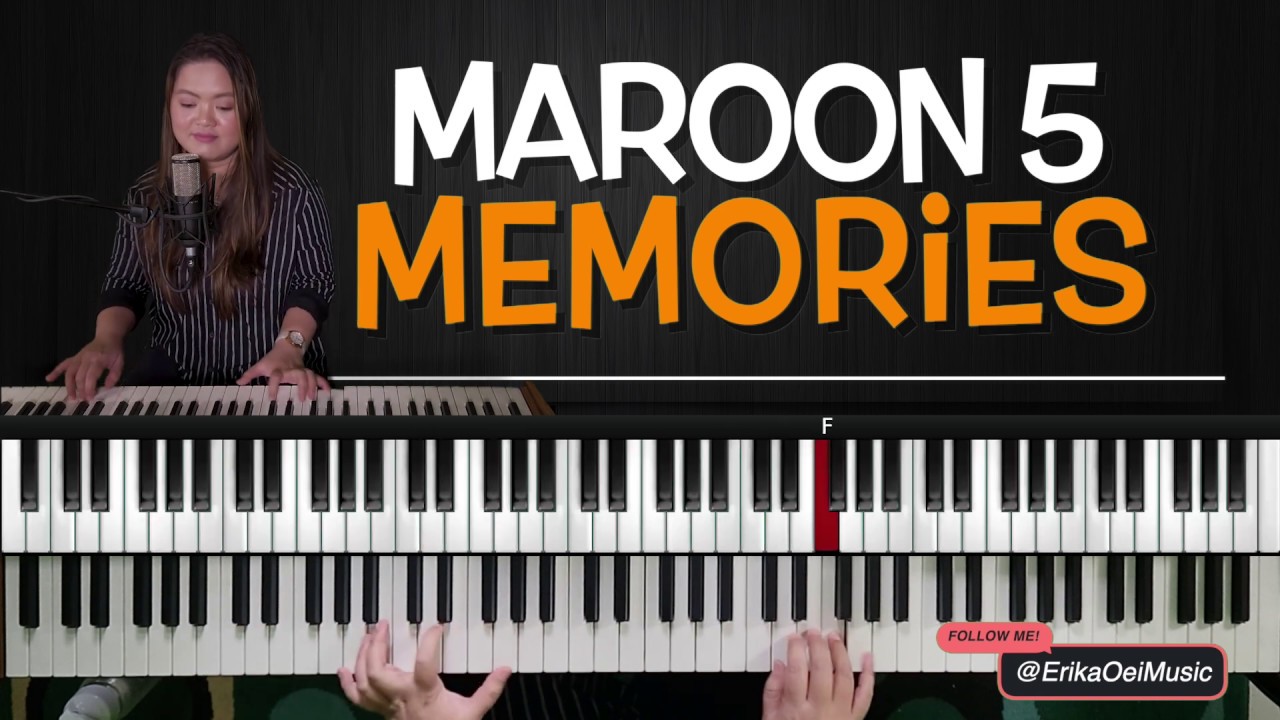 Memories - Maroon 5 | Belajar Piano Indonesia