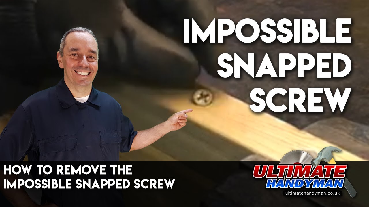 How to Remove an Impossible Snapped Screw from Wood: DIY Long Hole Saw Hack That Actually Works!