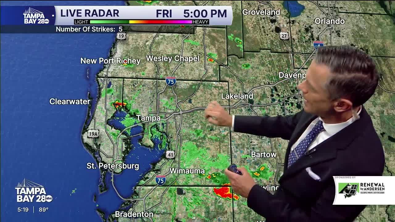 Warm weekend ahead for the Tampa Bay area. See latest from Tampa Bay 28's Greg Dee