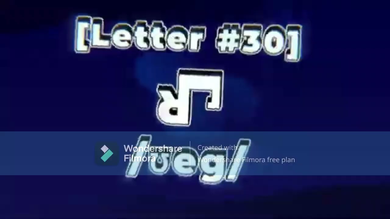 Letters 0 to ᤖ (64x speed)