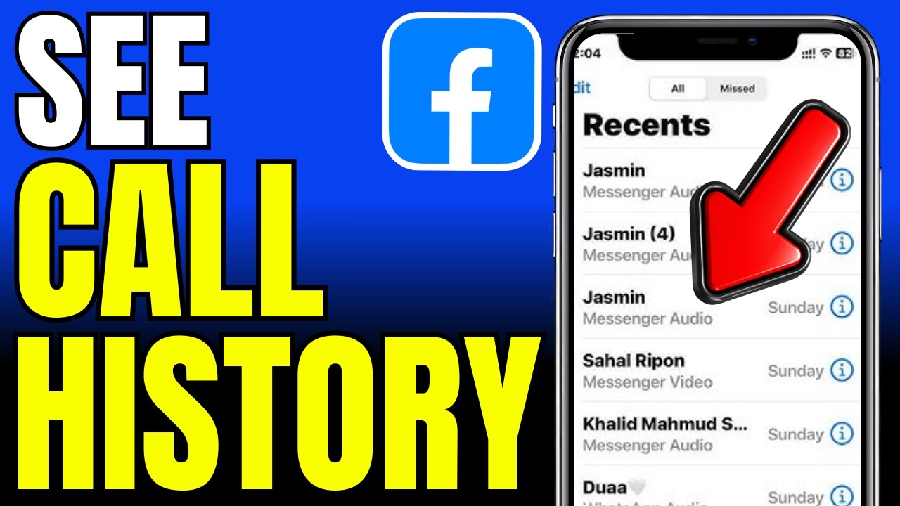 Как посмотреть историю звонков в Facebook Messenger (2026)