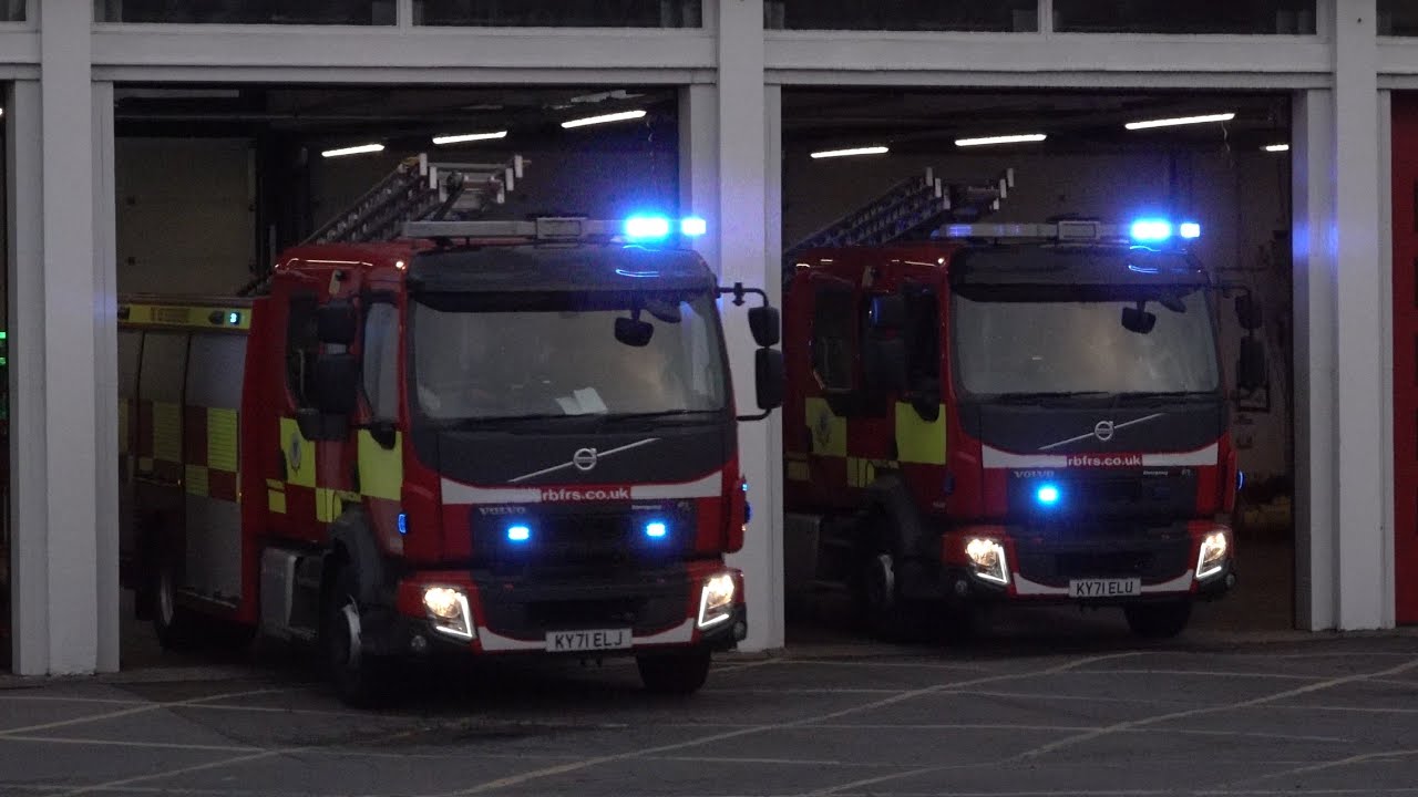DOUBLE TURNOUT! - Slough's Pair Turnout to HOUSE FIRE using TWO TONES!