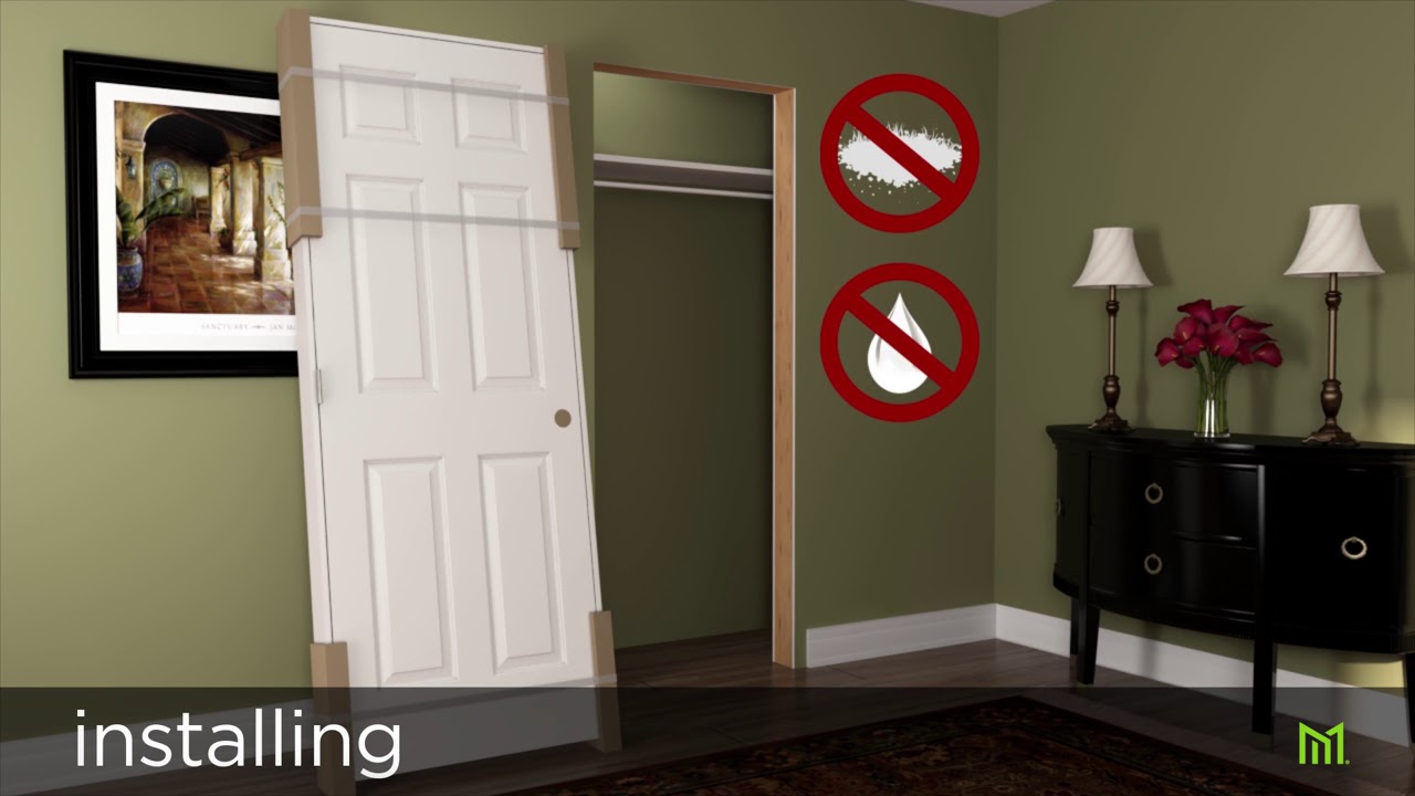 Masonite Flat Jamb Prehung Interior Door