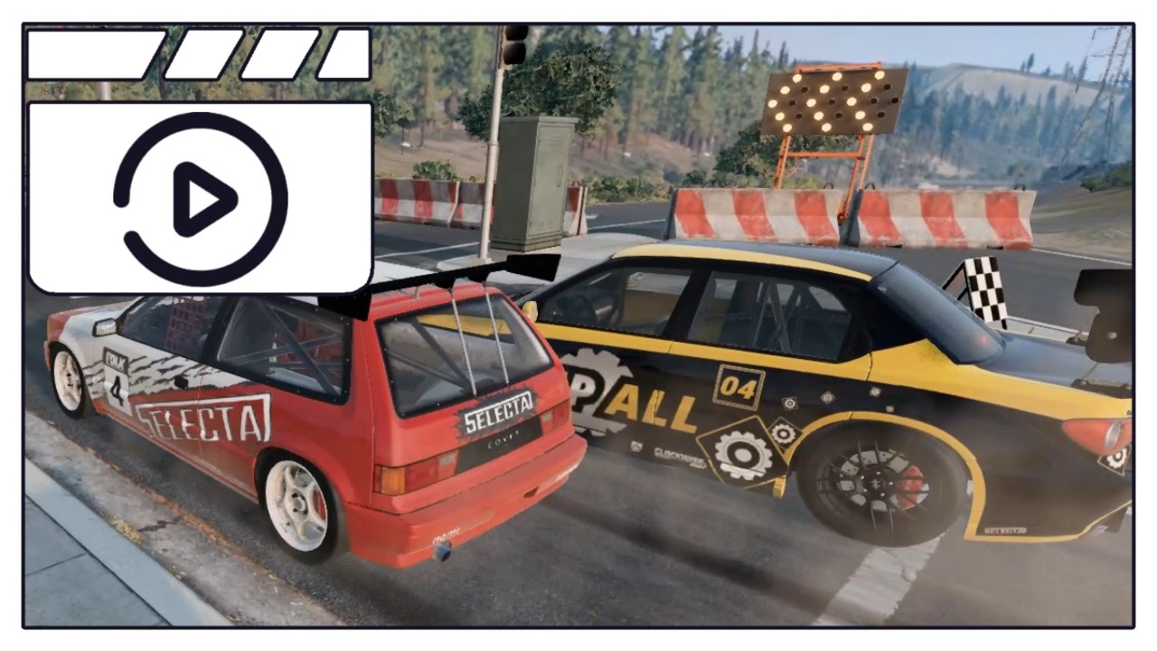 BeamNG.drive | Scénario : Course en montagne