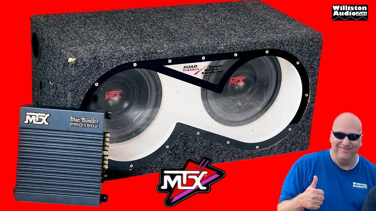 Корпусной сабвуфер MTX Thunder Bandpass старой школы — продаётся в Circuit City