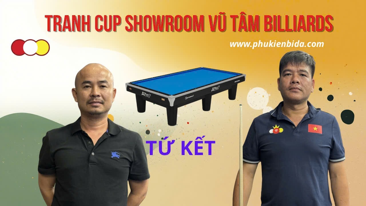TÙNG EM (9 BI) - NGỌC SƠN (BT King ), tứ kết Bida 3 Băng Cup Showroom Vũ Tâm Billiards