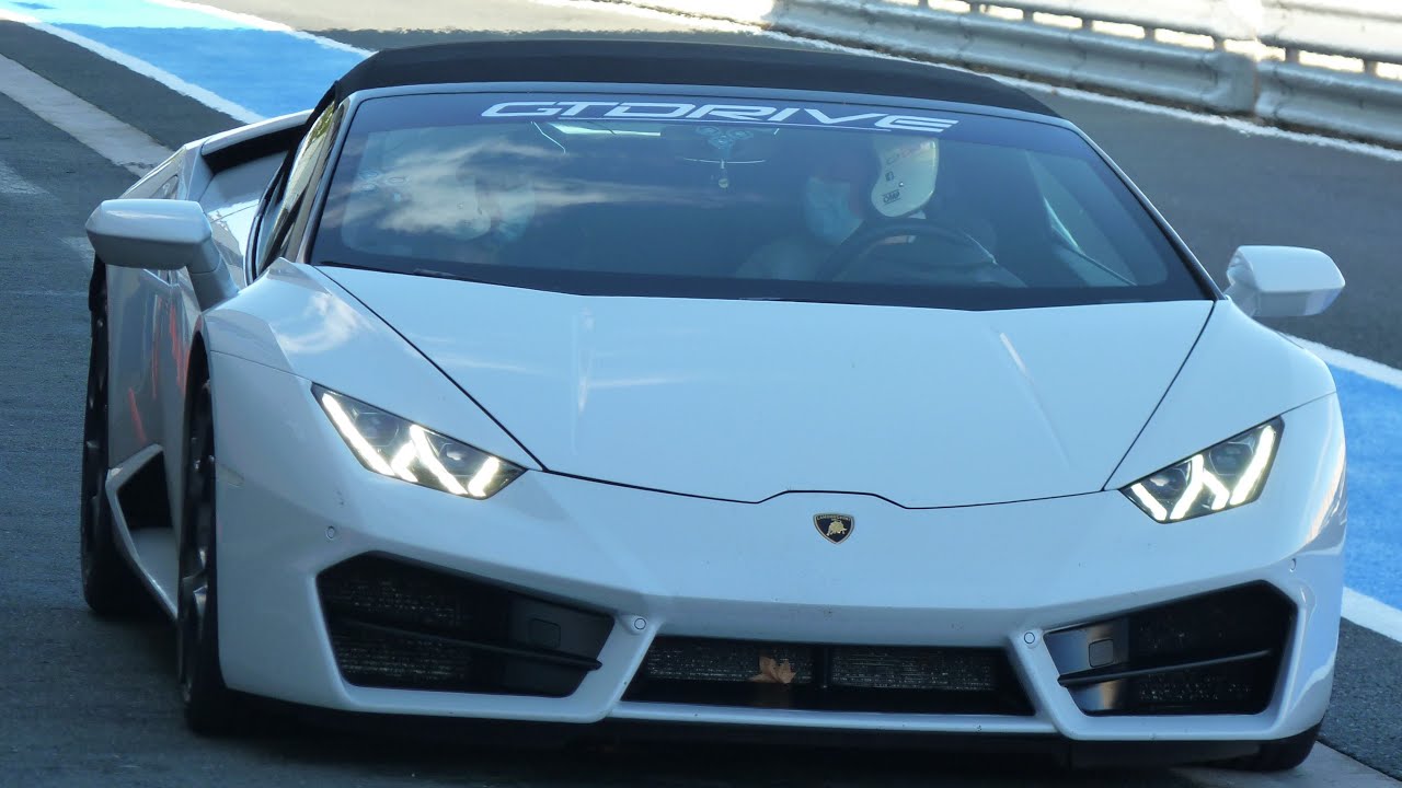 Stage de pilotage en Lamborghini Huracan Spyder sur le circuit d'Albi (81).