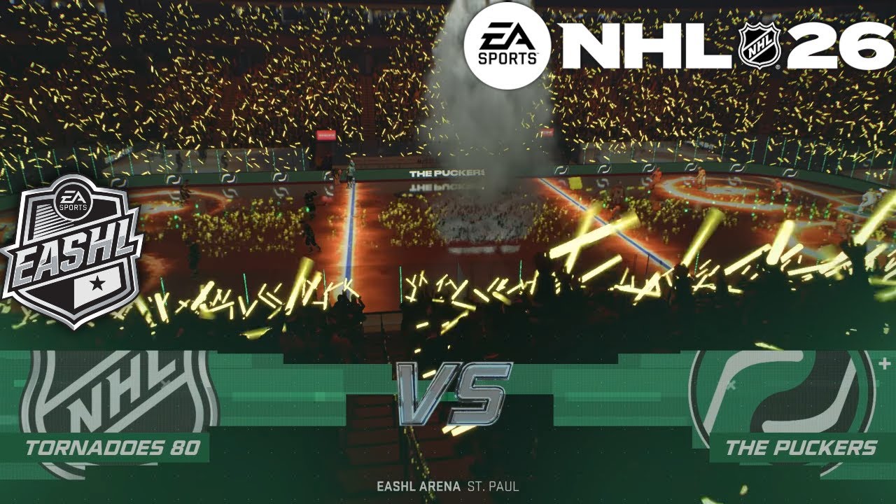 The Puckers vs. Tornadoes 80 - NHL 26 EASHL 6v6 Season Play (S3) 2-16-26 (4K)