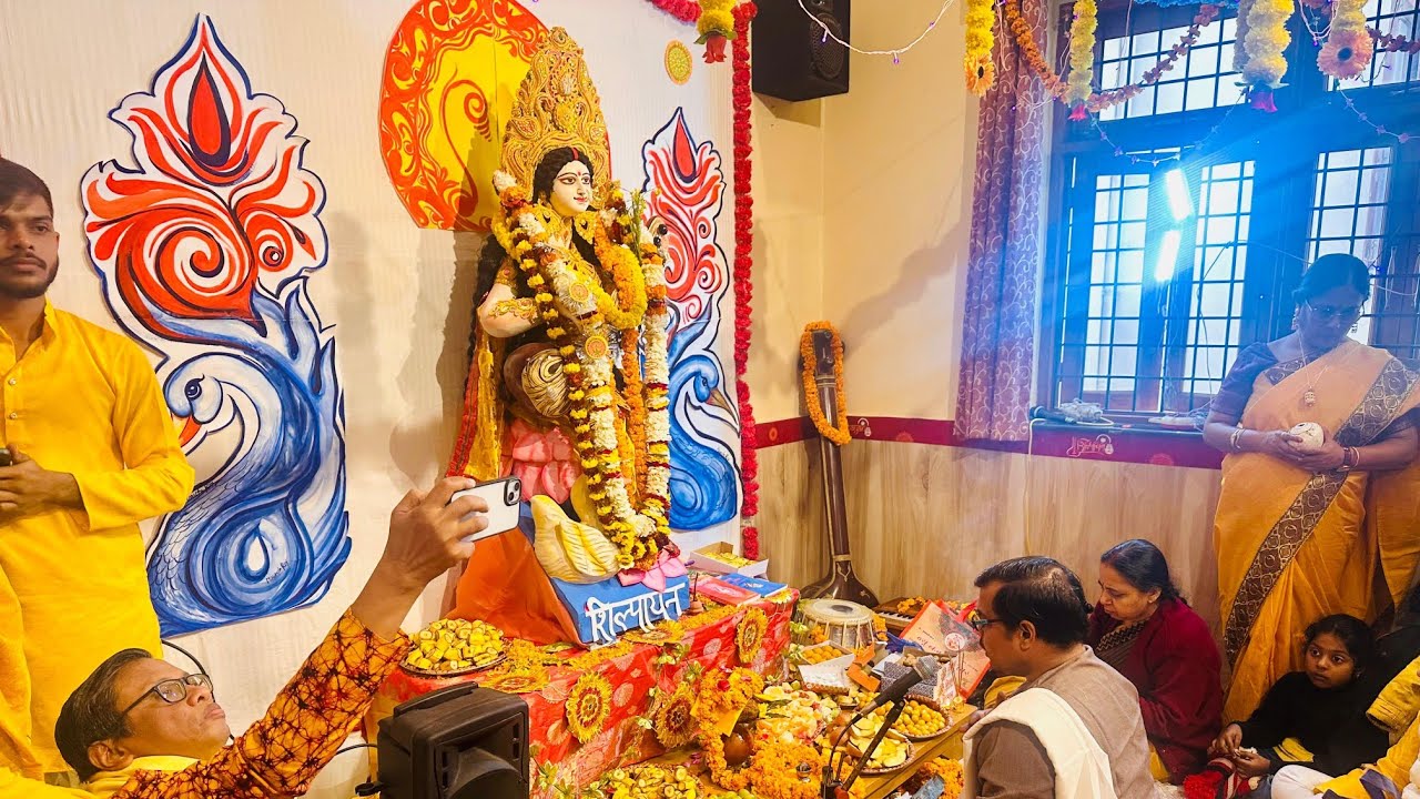 Basant Panchami 2026 ~ Saraswati Puja celebration at Shilpayan The Music Hub Varanasi 