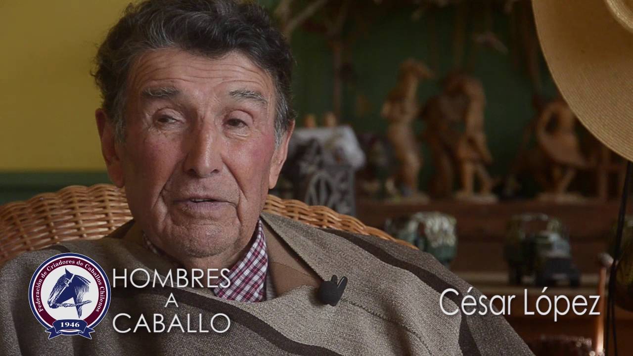 hombres a caballo César López