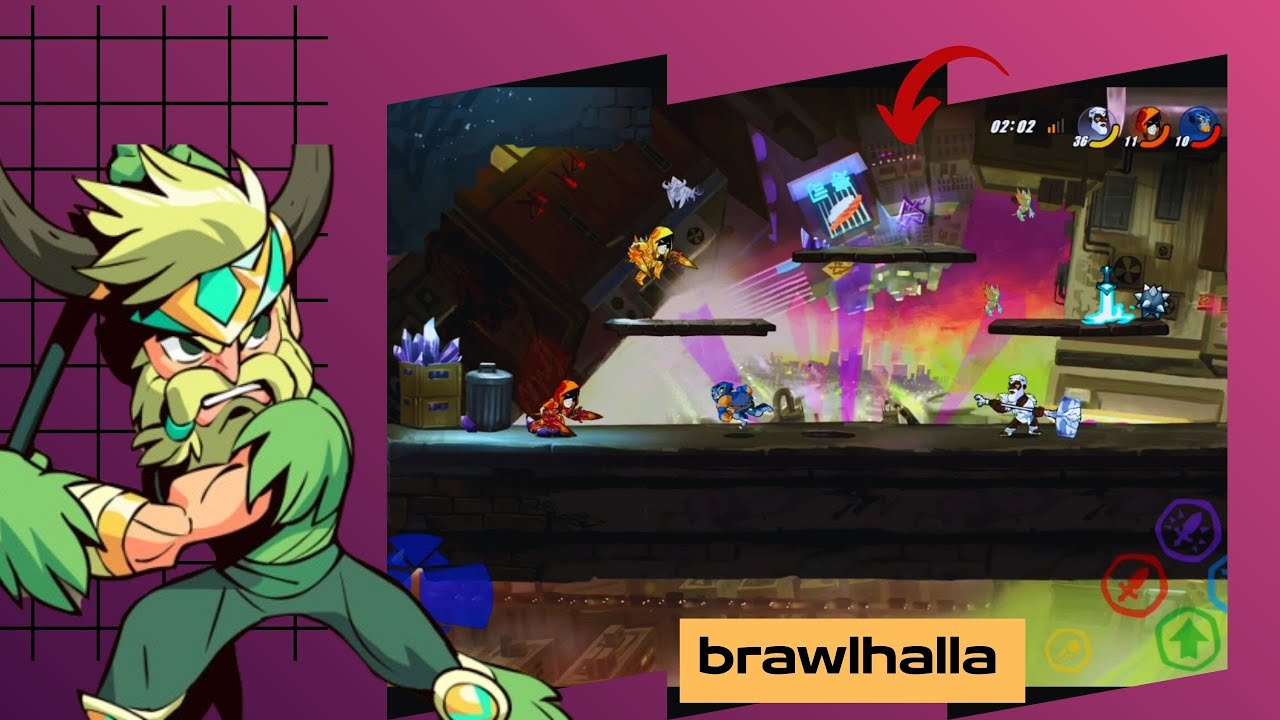 لعبه قتال في منطقه مرتفع عن الارض فا تحارب على من يستحوذ على العرش الارض ⚔️🔥| brawlhalla