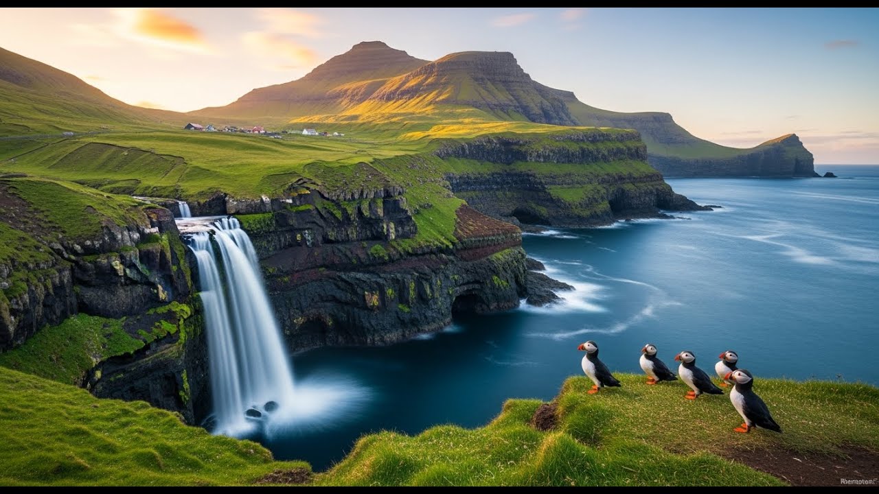 Nature & Wildlife of FAROE ISLANDS | Relaxing Piano | 4K UHD