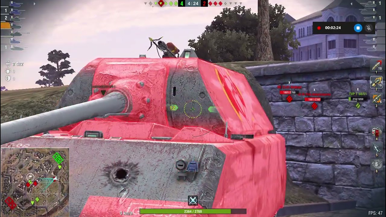 VK.72.01 (K) 4.5K Damage 2Kill GAMEPLAY WOTB