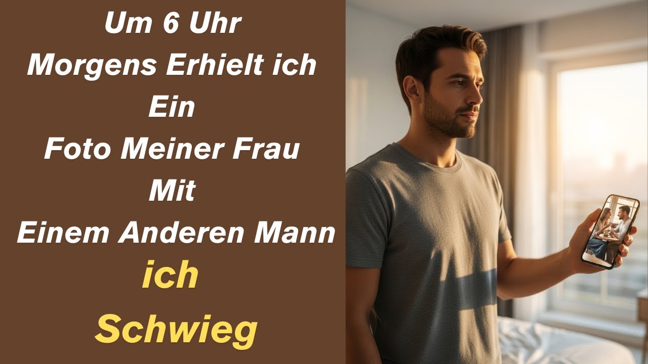 Um 6 Uhr morgens erhielt ich ein Foto meiner Frau mit einem anderen Mann – ich schwieg