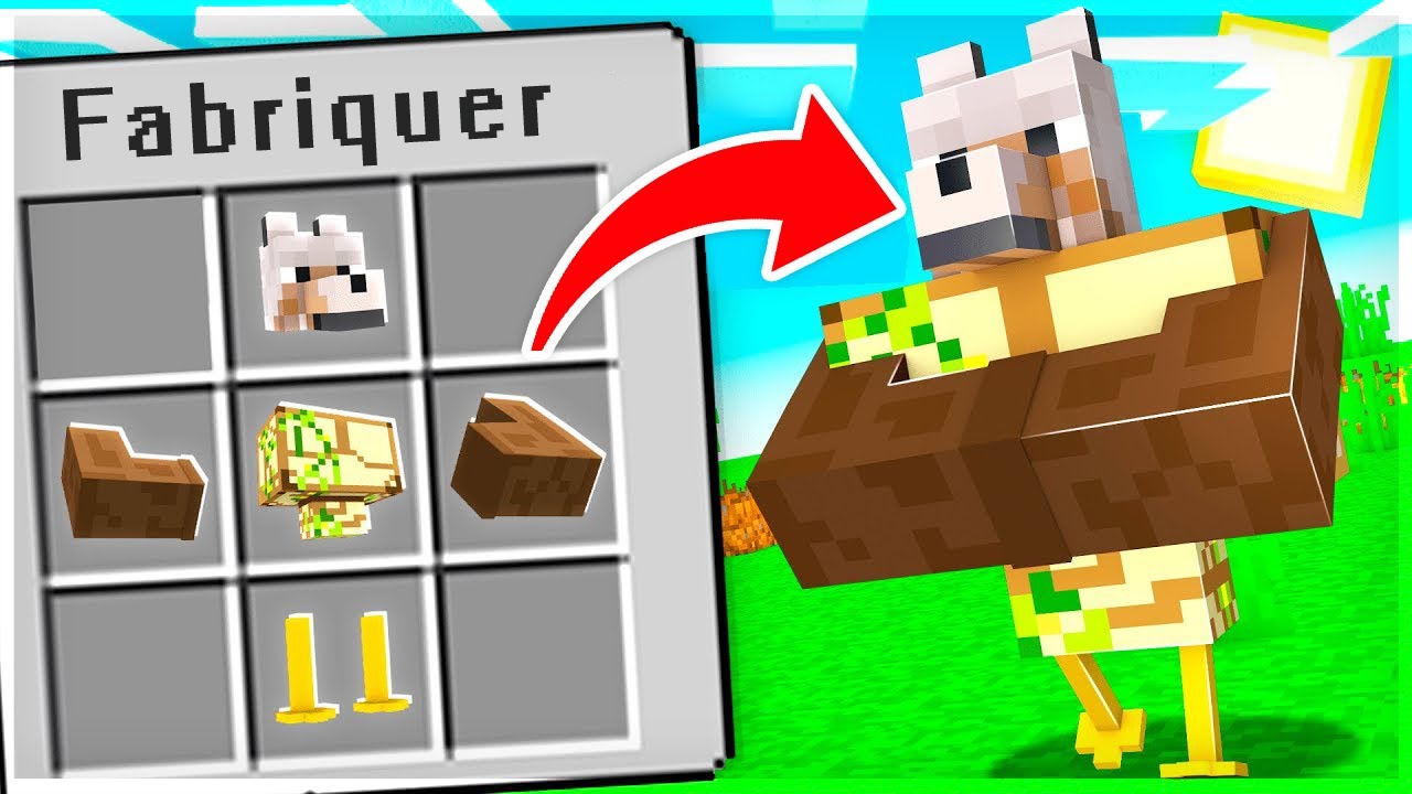 Je fabrique un MONSTRE MINECRAFT !