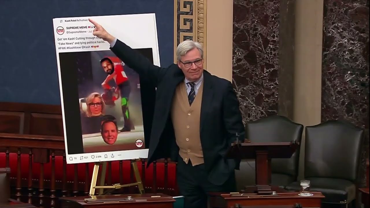 Sen. Whitehouse Makes the Case Against Kash Patel for FBI Director