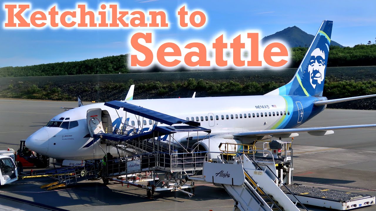 Full Flight: Alaska Airlines B737-700 Ketchikan to Seattle (KTN-SEA)