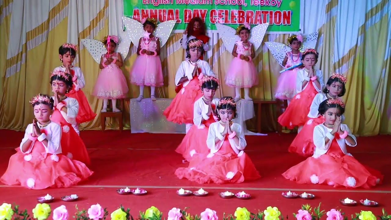 Prayer Dance performance by Grade LKG || KIDS Prayer Dance #Andriakutty