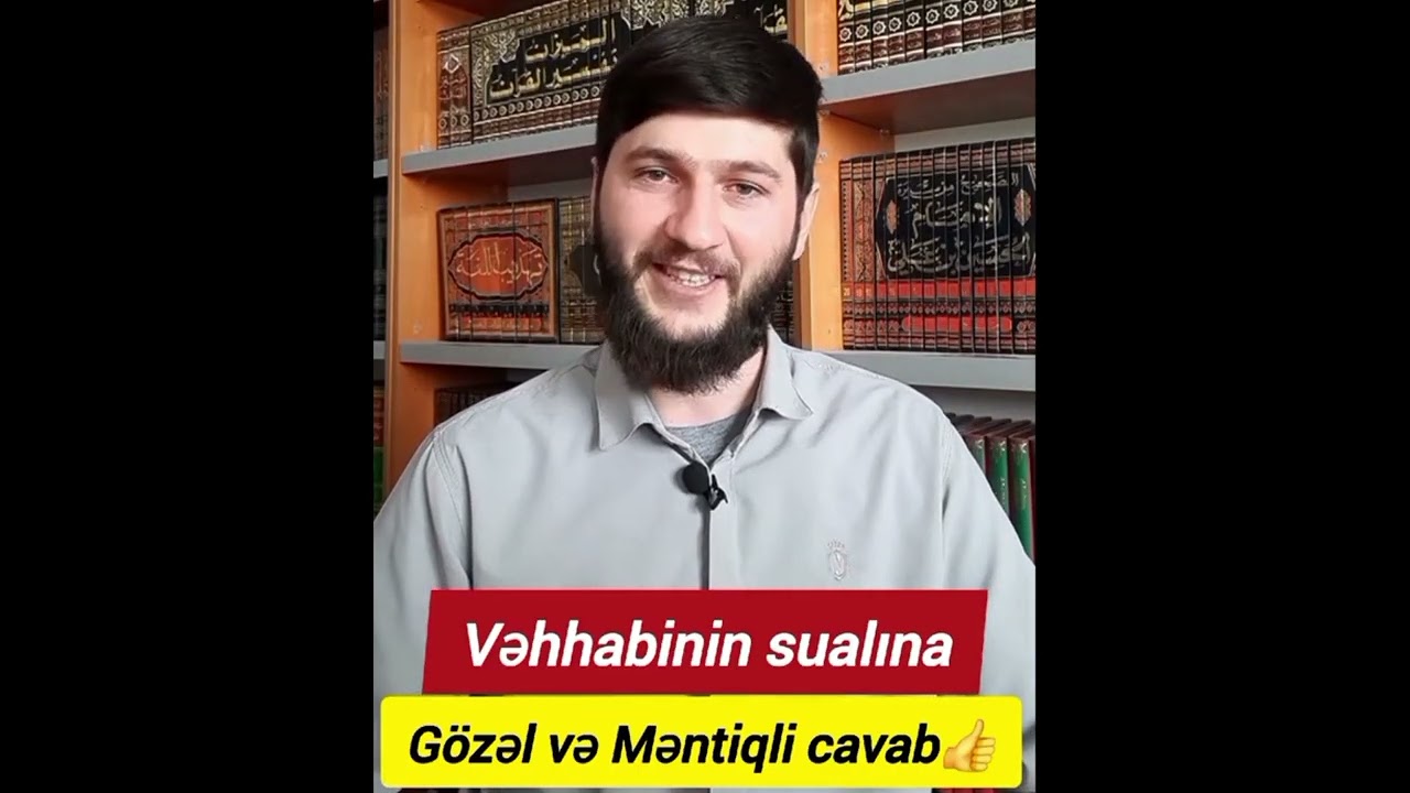 Vəhhabinin 3 sualına Hüseyn Müntəqimin məntiqli cavabı👍