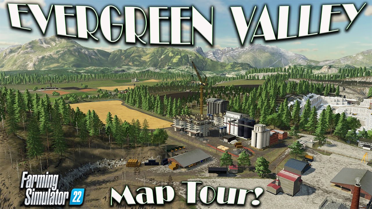 ZERO OITO DOES IT AGAIN!! &ldquo;EVERGREEN VALLEY&rdquo; FS22 MAP TOUR! | NEW MOD MAP! (Review) PS5.