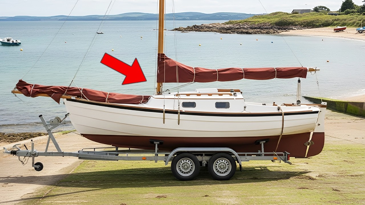 This 22-Foot Boat Sleeps 4 - How Is That Even Possible?