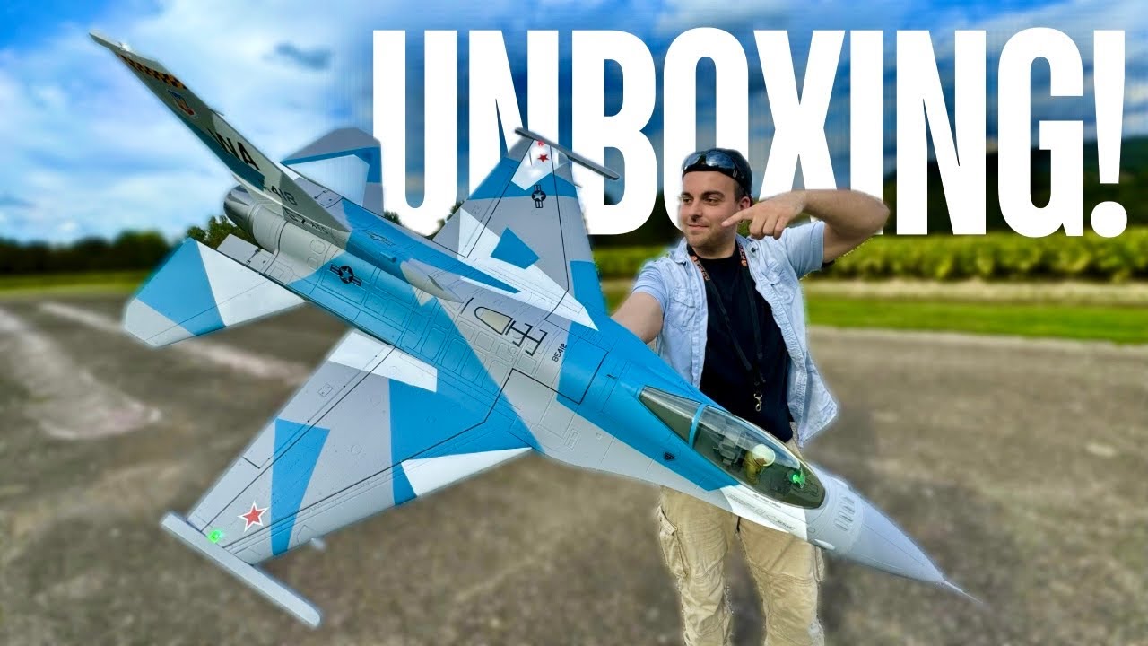 Freewing F-16 90mm V2 6S PNP - Unboxing and Detailed Assembly [4K60fps HDR]
