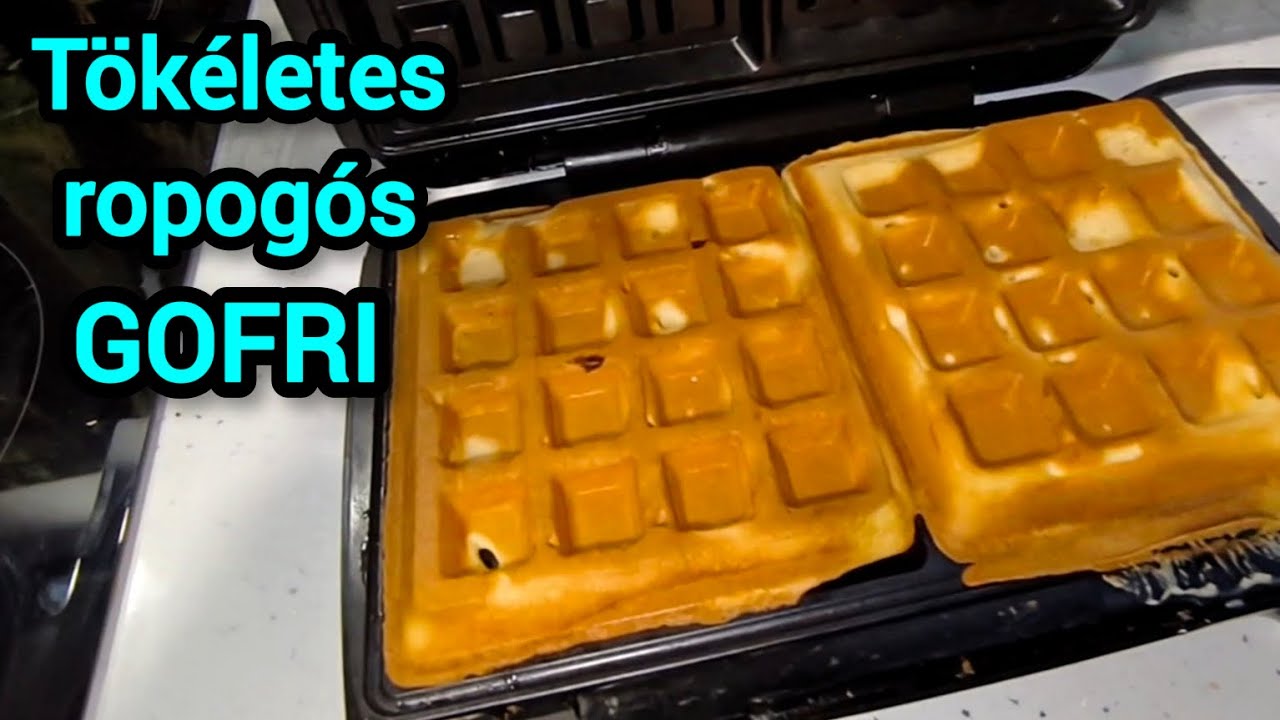 Ropogós Gofri recept