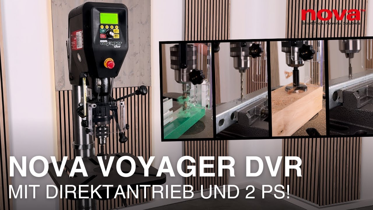 TEKNATOOL VOYAGER DVR - S&auml;ulenbohrmaschine mit Direktantrieb und 2 PS!