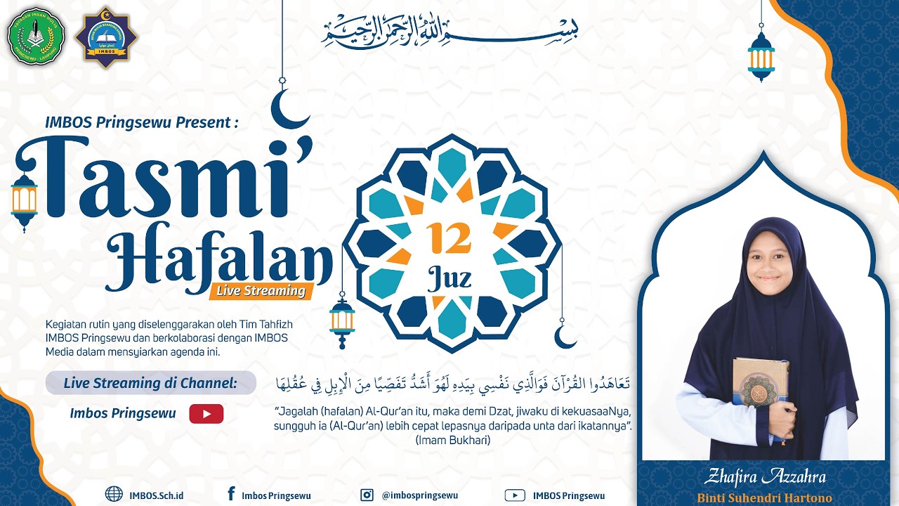 Tasmi' Hafalan 12 Juz II Zhafira Azzahra