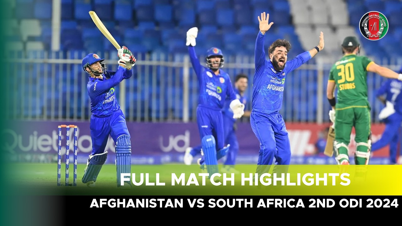 Full Match Highlights | Afghanistan vs South Africa | 2nd ODI 2024 | 3B1T