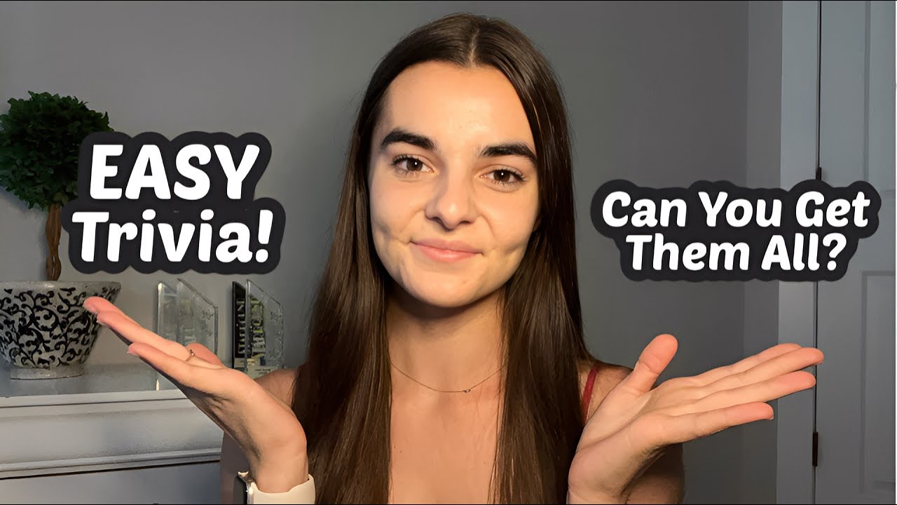 ASMR Name Any Valid Answer | 40 Easy General Knowledge Trivia Questions